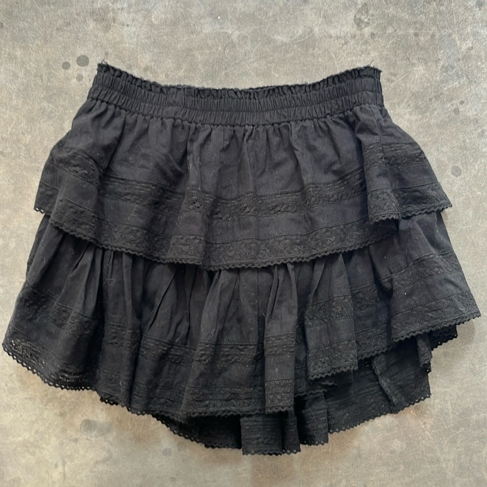 Love Shack Fancy Ruffle Mini Heritage Skirt